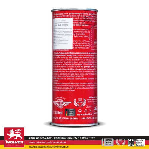 Wolver Motor Flush Adapter 350ml